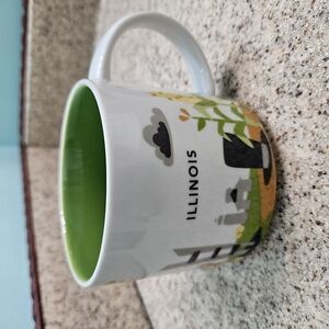 Starbucks Illinois Mug with Green Interior